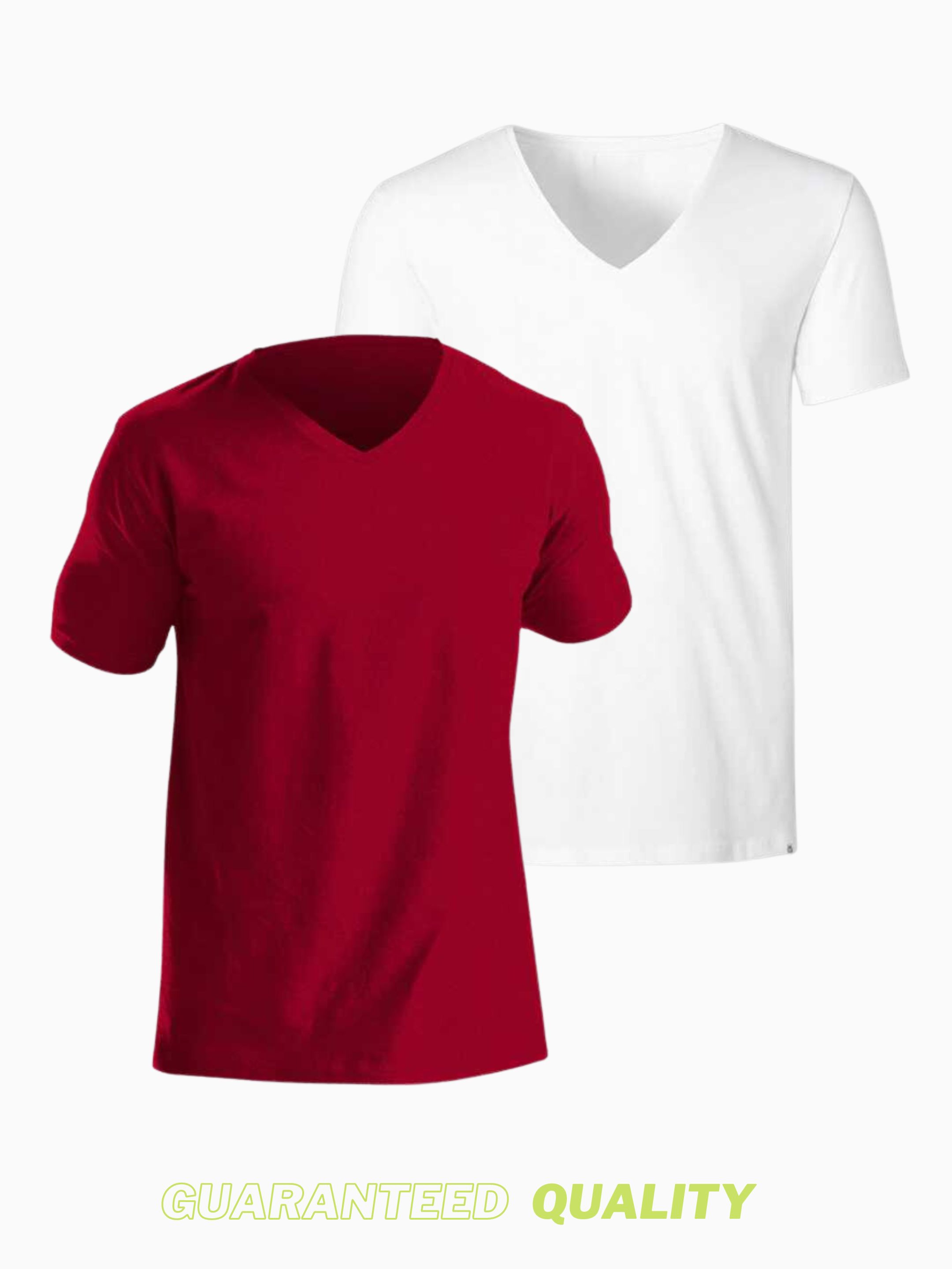 3EEEZ Statement V-Neck - Crimson Red
